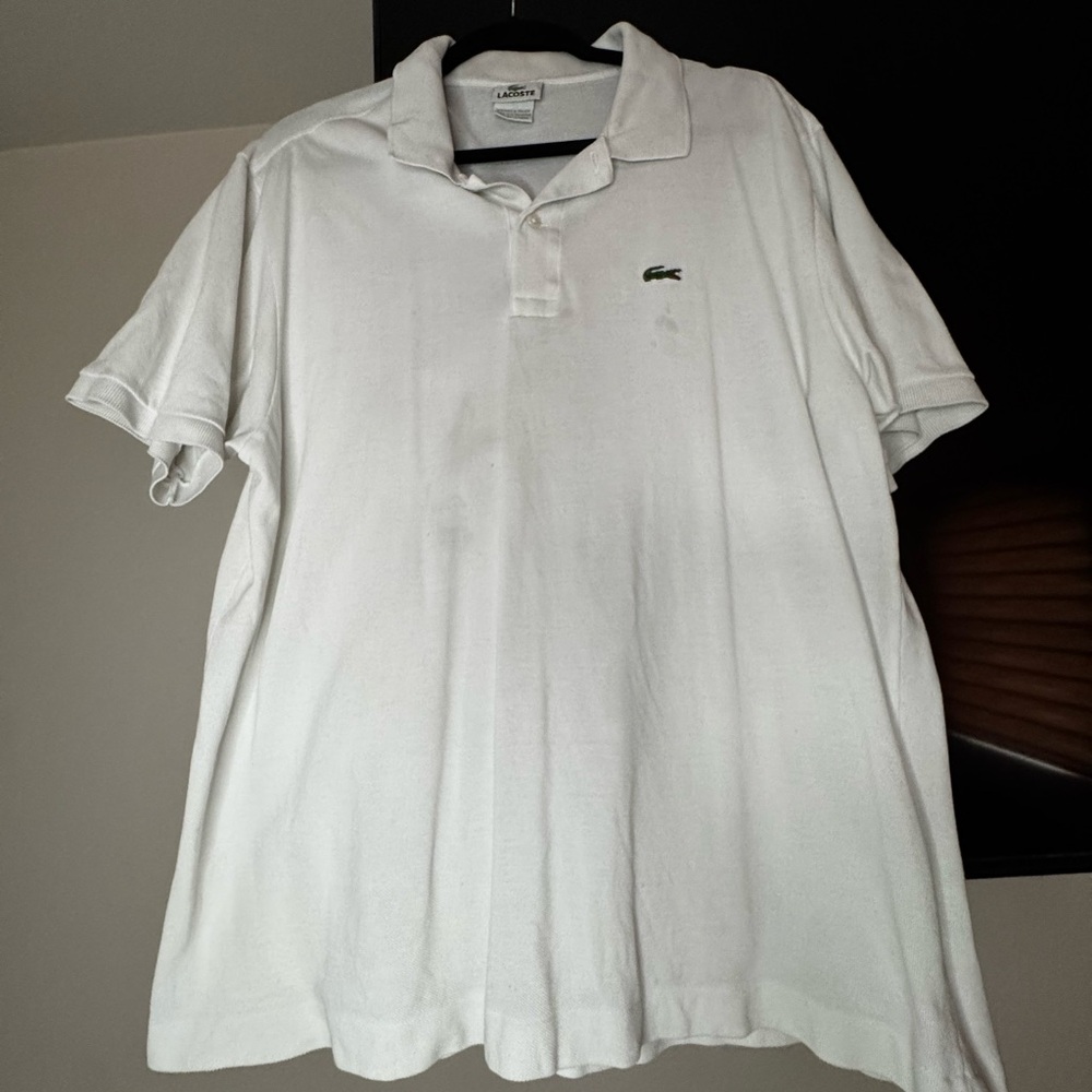 Lacoste Men's White Polo Shirt